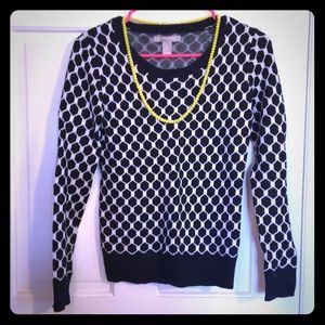 Banana Republic XS geometric sweater